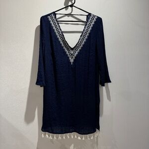 Beach or Pool Cover-Up Kona Sol Navy Blue